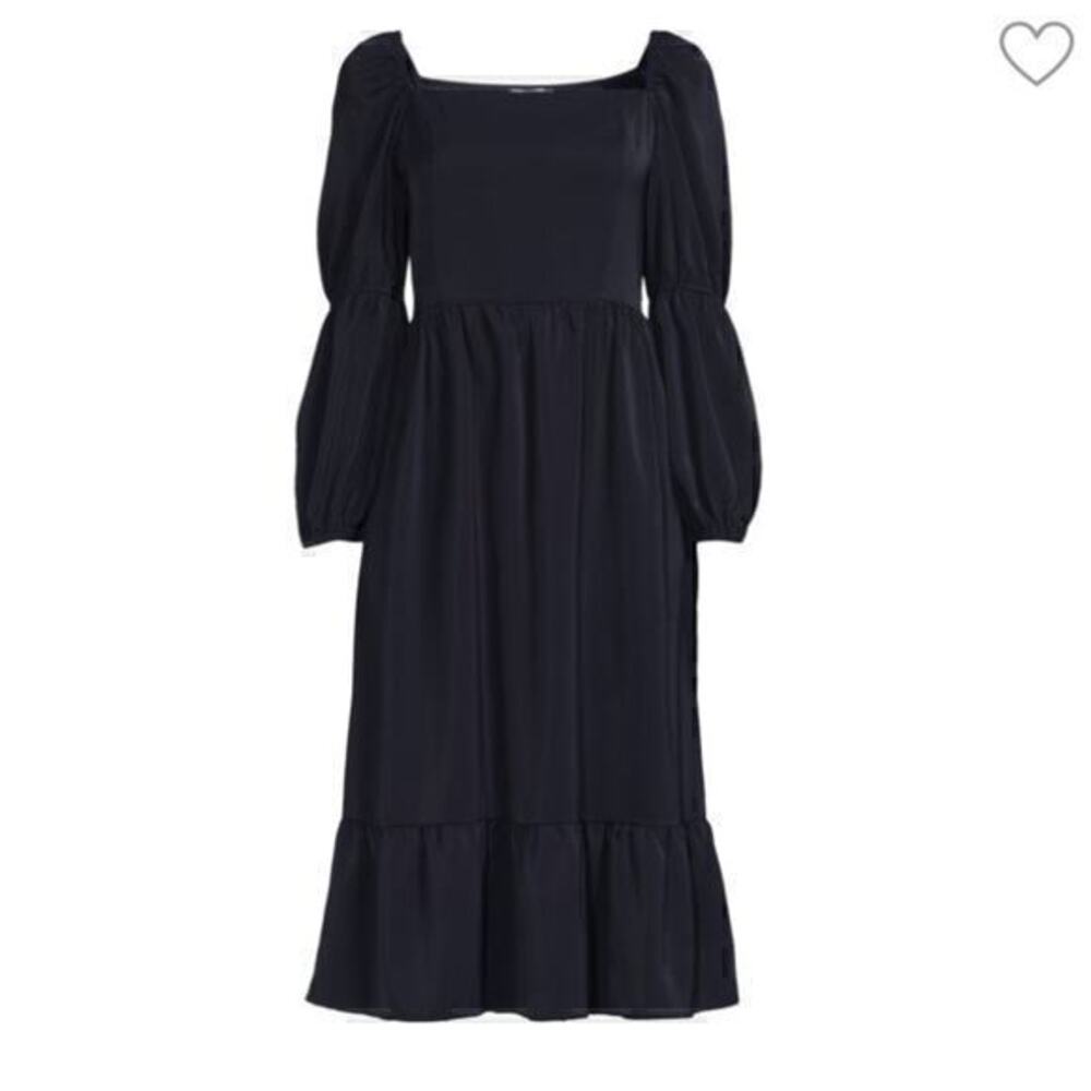 NWT HL Affair Square-neck Midi Dress